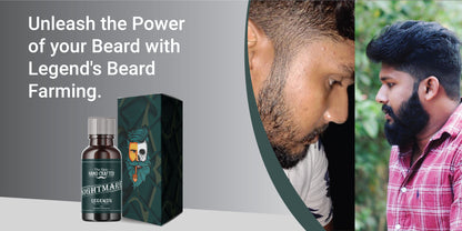 60ml BEARD SERUM + 1 PERFUME (10ml) COMBO